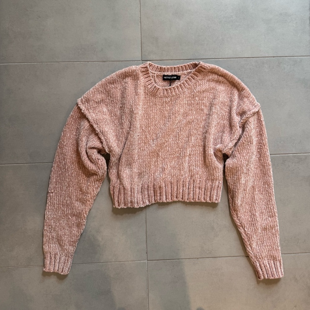 Pretty little thing Cozy Pink Sweater